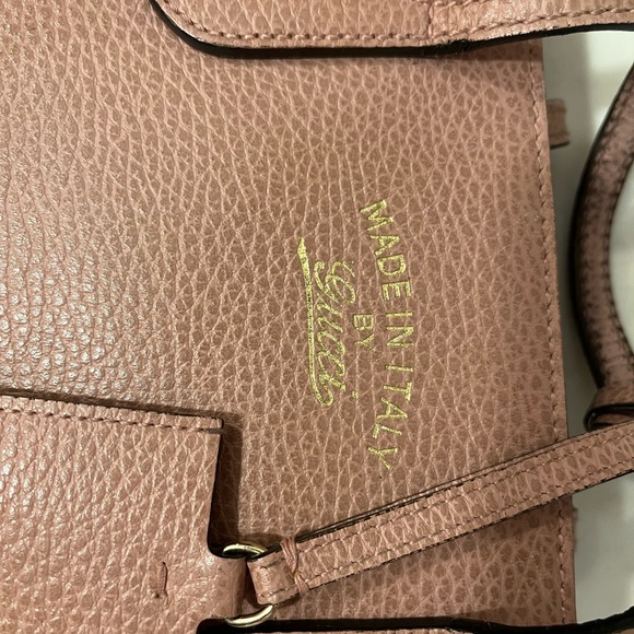 GUCCI Swing Pink Mini Tote Crossbody - Picture 5 of 14